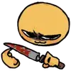 Стикер 30 cursed emoji