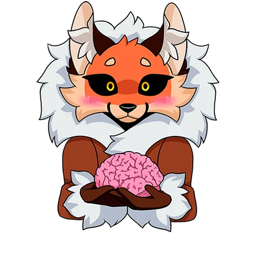 🧠 Стикер «Плутовка Без Текста» для Telegram