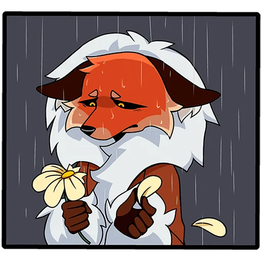 🌧 Стикер «Плутовка Без Текста» для Telegram