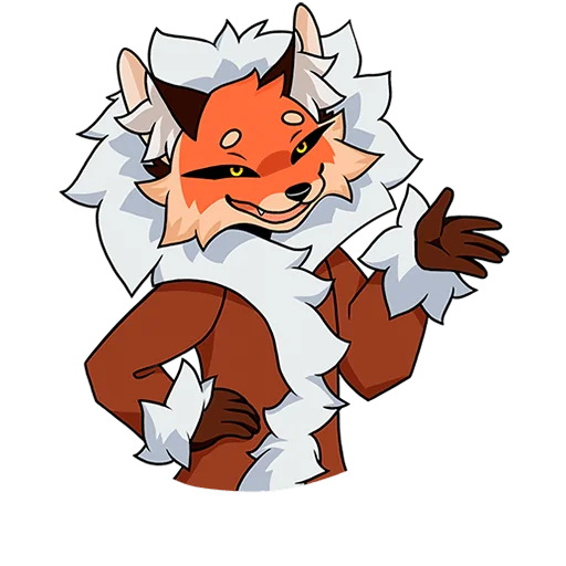 😺 Стикер «Плутовка Без Текста» для Telegram