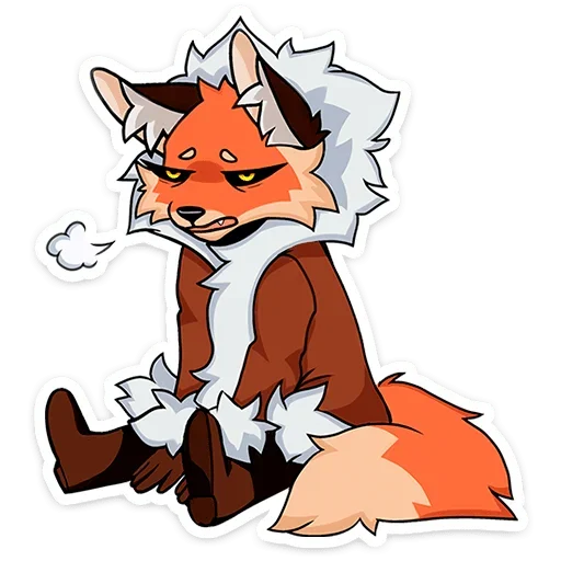 😮‍💨 Стикер «Плутовка» для Telegram