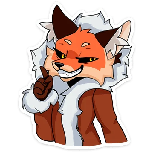 😏 Стикер «Плутовка» для Telegram
