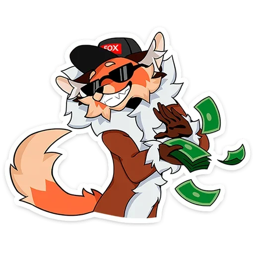 🤑 Стикер «Плутовка» для Telegram