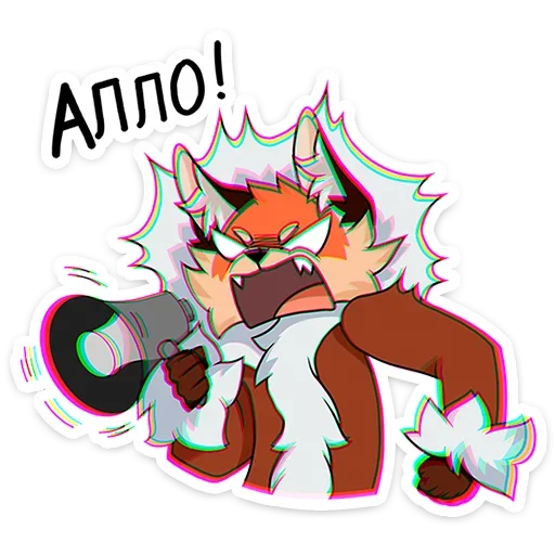 📣 Стикер «Плутовка» для Telegram