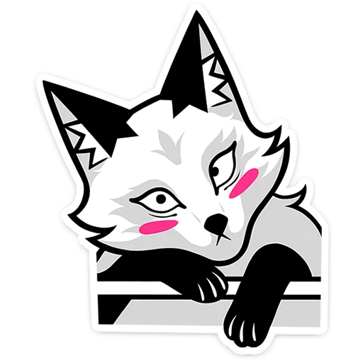 ⭐ Стикер «Хищный Лис» для Telegram