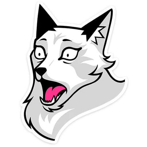 ⭐ Стикер «Хищный Лис» для Telegram