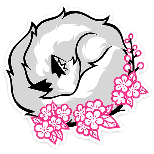 🙆 Стикер «Хищный Лис» для Telegram