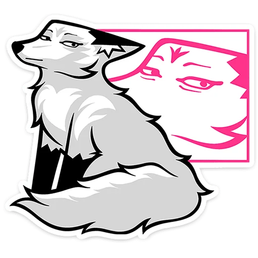 ⭐ Стикер «Хищный Лис» для Telegram