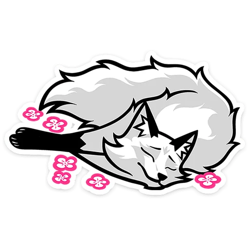 🙂 Стикер «Хищный Лис» для Telegram