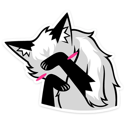 🙈 Стикер «Хищный Лис» для Telegram