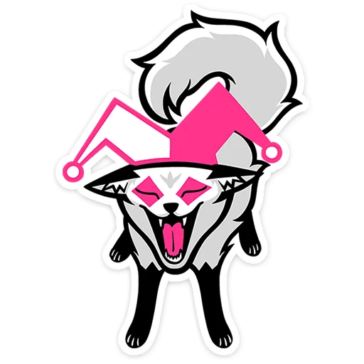 🤡 Стикер «Хищный Лис» для Telegram