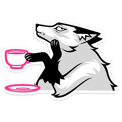 🤔 Стикер «Хищный Лис» для Telegram