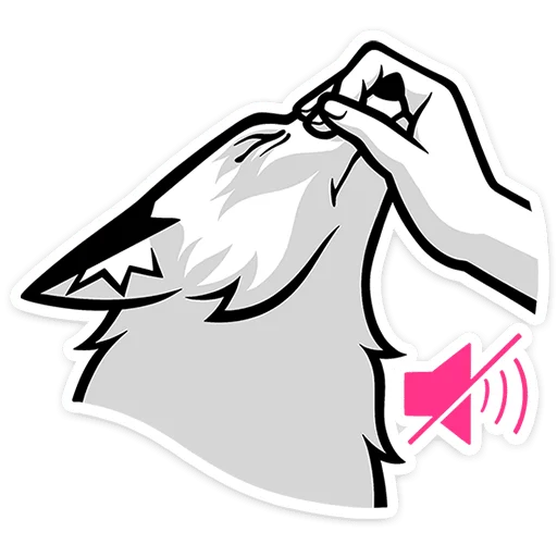 🤫 Стикер «Хищный Лис» для Telegram