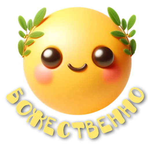 🧸 Стикер «Смайлики милые» для Telegram