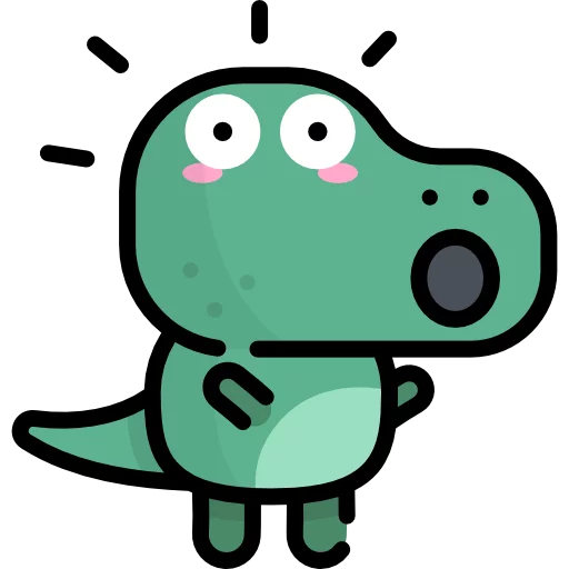🦕 Стикер «Маленький Динозаврик» для Telegram