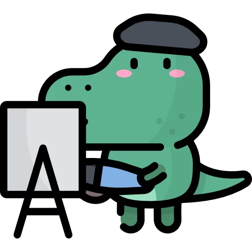 🦕 Стикер «Маленький Динозаврик» для Telegram