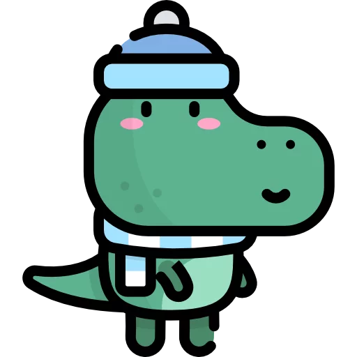 🦕 Стикер «Маленький Динозаврик» для Telegram
