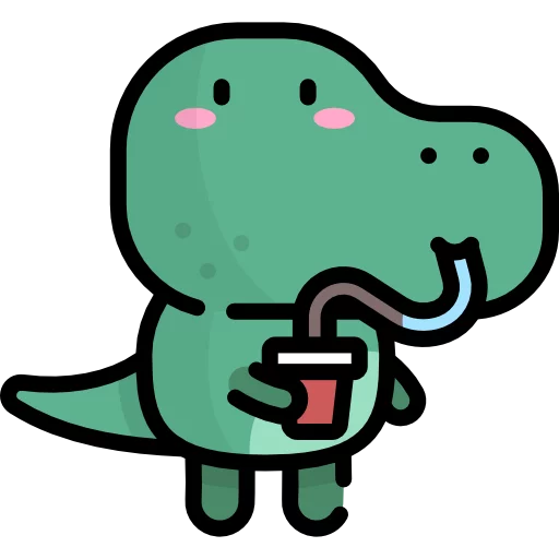 🦕 Стикер «Маленький Динозаврик» для Telegram