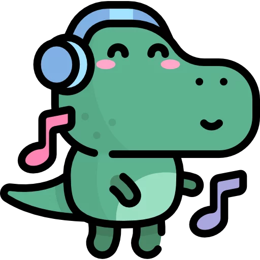 🦕 Стикер «Маленький Динозаврик» для Telegram