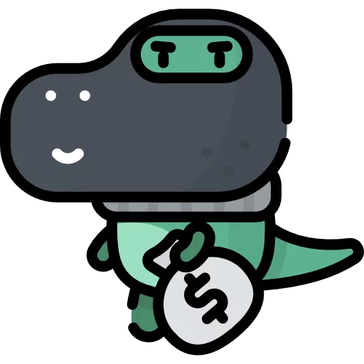 💸 Стикер «Маленький Динозаврик» для Telegram