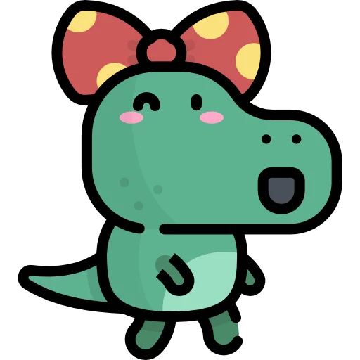 🦕 Стикер «Маленький Динозаврик» для Telegram