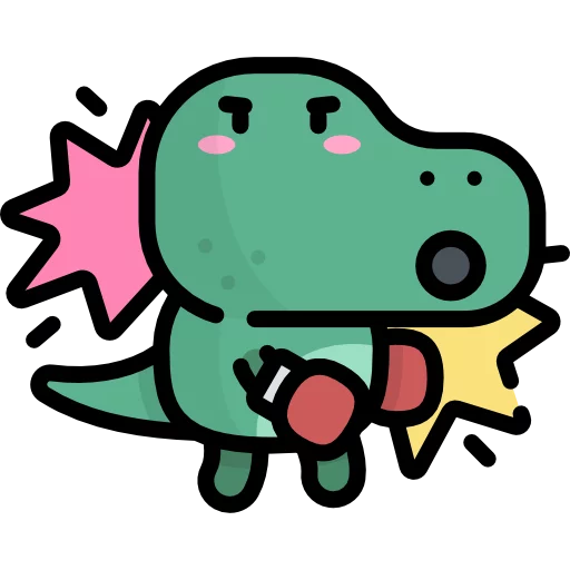 🦕 Стикер «Маленький Динозаврик» для Telegram