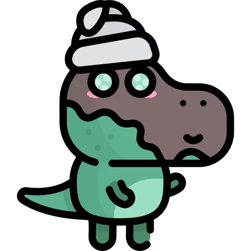 🦖 Стикер «Маленький Динозаврик» для Telegram