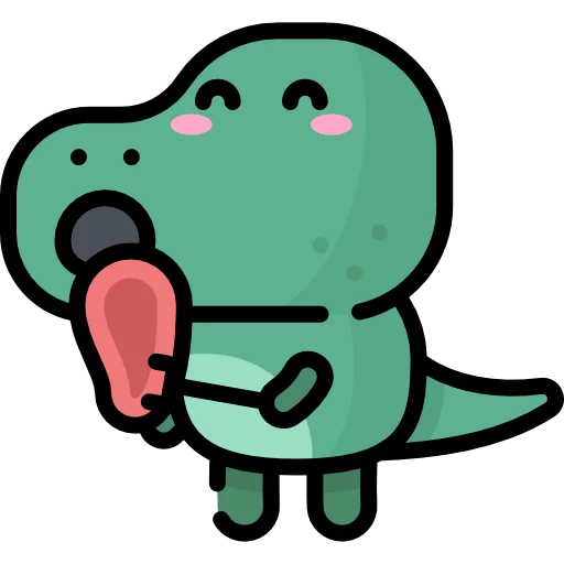 🦕 Стикер «Маленький Динозаврик» для Telegram