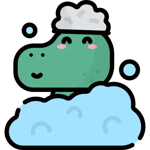🌊 Стикер «Маленький Динозаврик» для Telegram