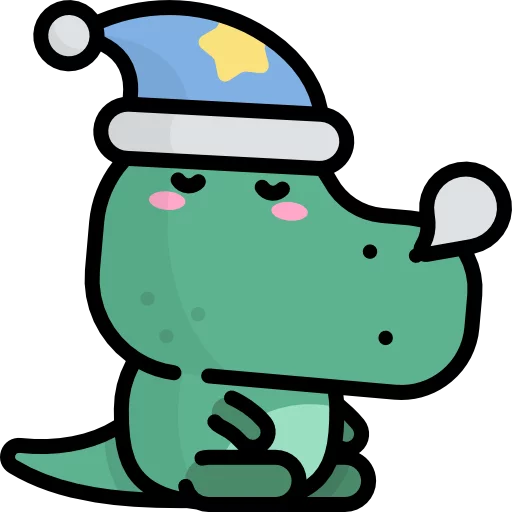 🦕 Стикер «Маленький Динозаврик» для Telegram