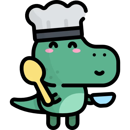 🍕 Стикер «Маленький Динозаврик» для Telegram