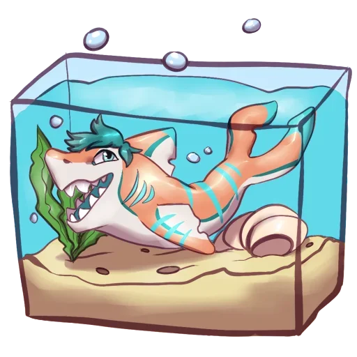 🤥 Стикер «Small Shark» для Telegram