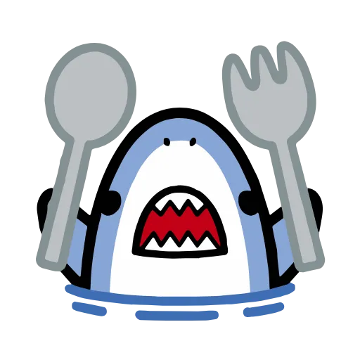 Стикер 16 small shark