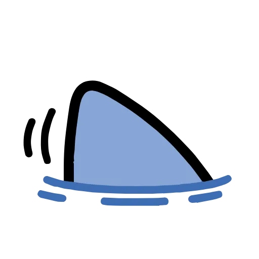Стикер 38 small shark