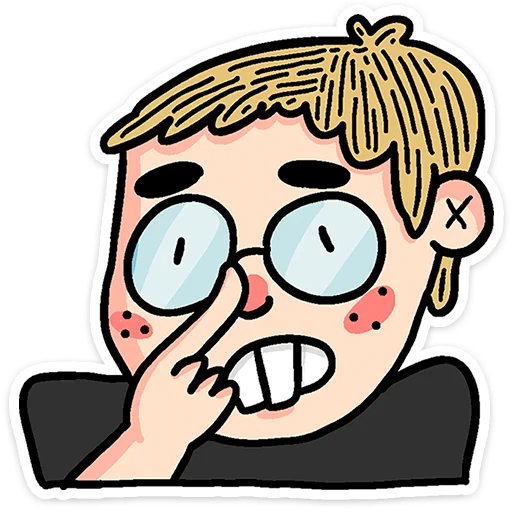 🤓 Стикер «Смартфоня» для Telegram