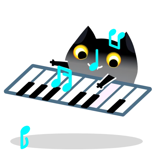 Стикер 18 Shadow Kitty