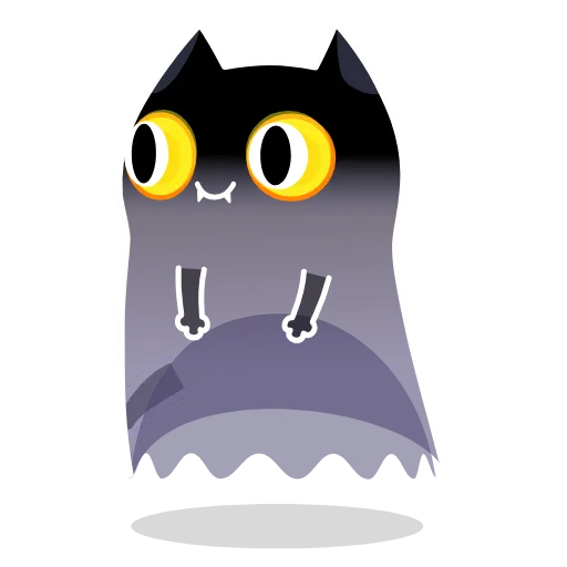 Стикер 9 Shadow Kitty
