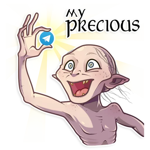 💎 Стикер «Gollum» для Telegram