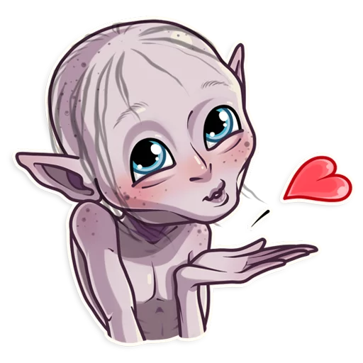 😘 Стикер «Gollum» для Telegram