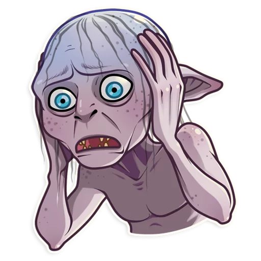 😨 Стикер «Gollum» для Telegram