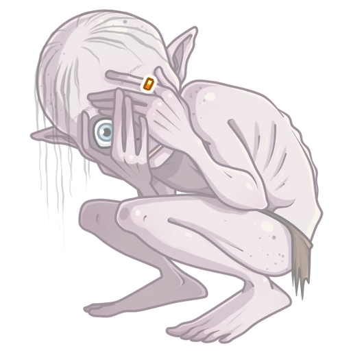 👀 Стикер «Gollum» для Telegram
