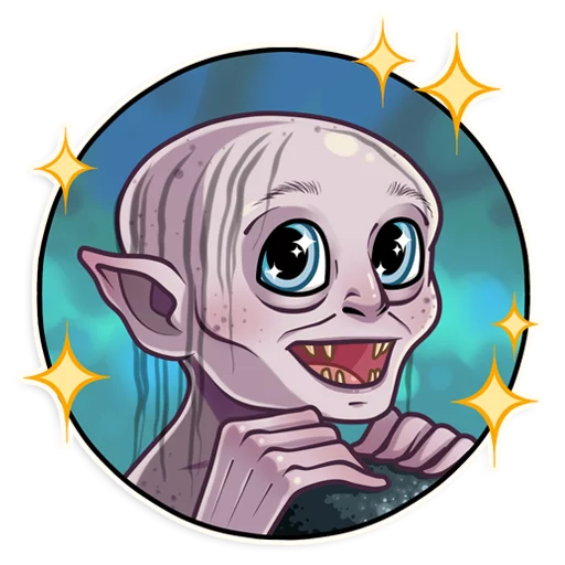 😲 Стикер «Gollum» для Telegram