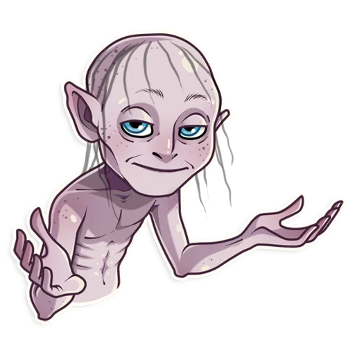 🤷‍♂️ Стикер «Gollum» для Telegram