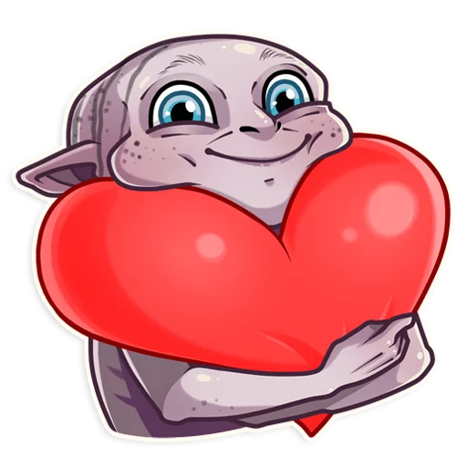 ❤️ Стикер «Gollum» для Telegram