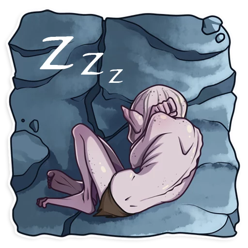 😴 Стикер «Gollum» для Telegram