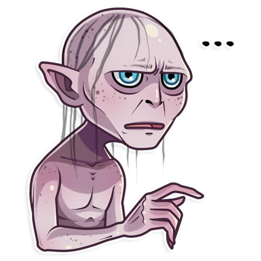😑 Стикер «Gollum» для Telegram