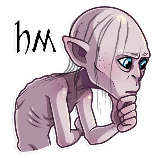 🤔 Стикер «Gollum» для Telegram