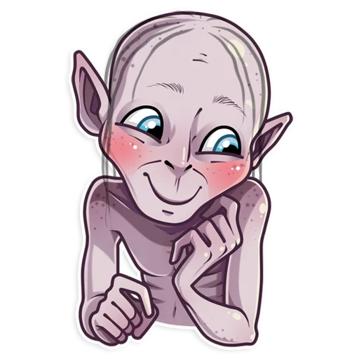 ☺️ Стикер «Gollum» для Telegram