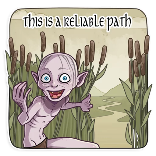 😀 Стикер «Gollum» для Telegram