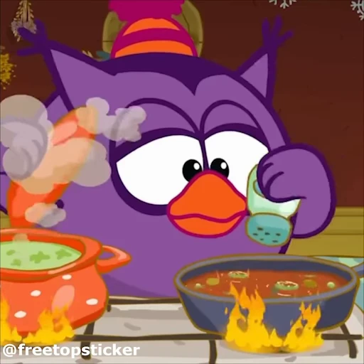 🍜 Стикер «Смешарики» для Telegram